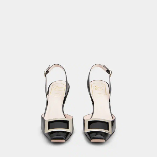 Roger Vivier Trompette Slingback Pumps in patent leather