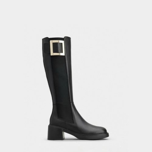 Roger Vivier Viv Rangers Chelsea Booties in leather