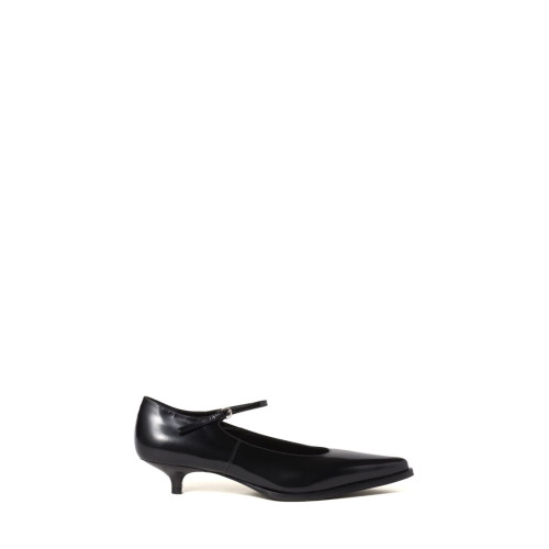 Miu Miu 35mm Brushed leather pumps