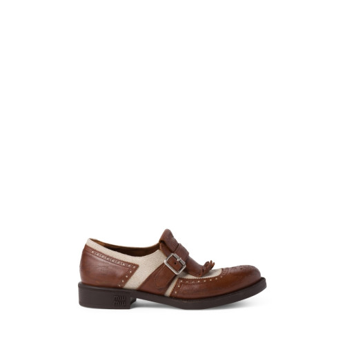 Miu Miu Brown x Churchs Leather Shanghai Brogues