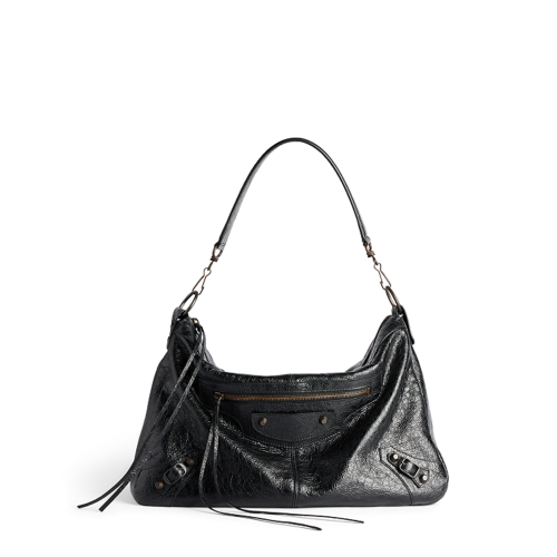 Balenciaga Mens Le City Moto Medium in Black