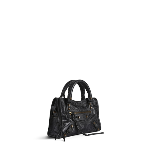 Balenciaga Womens Le City Bag Mini in Black