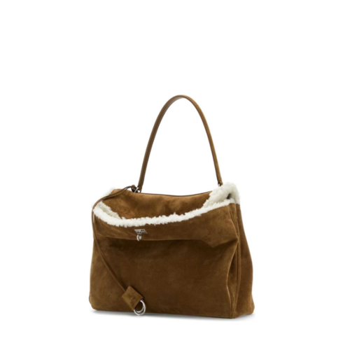 Balenciaga Biscuit Suede Large Rodeo Handbag