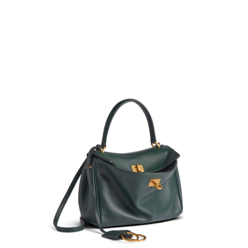 Balenciaga Womens Rodeo Handbag Mini in Pine Green