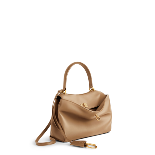 Balenciaga Womens Rodeo Handbag Mini in Latte
