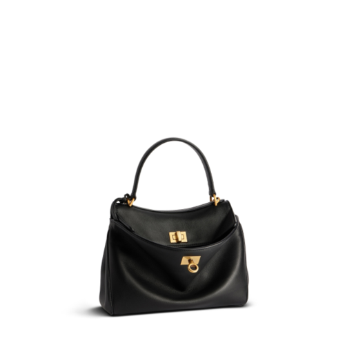 Balenciaga Womens Rodeo Handbag Mini in Black
