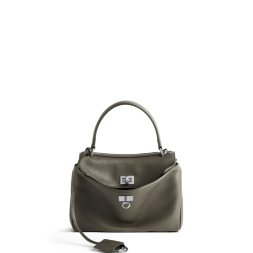 Balenciaga Womens Rodeo Handbag Mini in Khaki