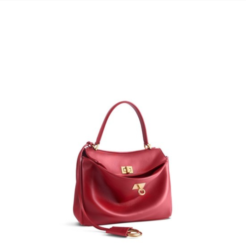 Balenciaga Womens Rodeo Handbag Mini in Red
