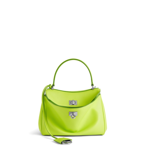 Balenciaga Womens Rodeo Handbag Mini in Granny Green