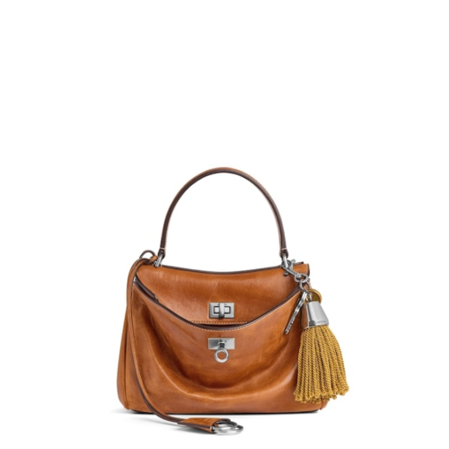 Balenciaga Womens Rodeo Mini Handbag in Brown