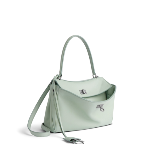 Balenciaga Womens Rodeo Handbag Small in Mineral Green