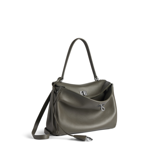 Balenciaga Womens Rodeo Handbag Small in Khaki