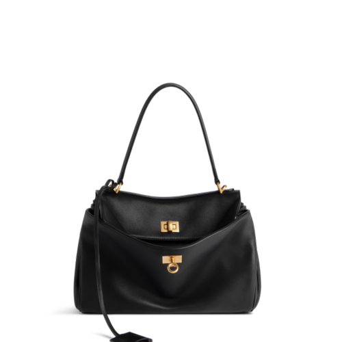 Balenciaga Womens Rodeo Handbag Small in Black