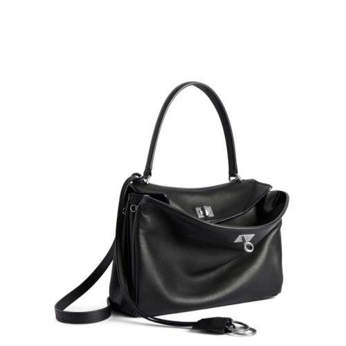 Balenciaga Womens Rodeo Handbag Small in Black