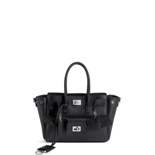 Balenciaga Womens Bel Air Carry All Bag Mini in Black