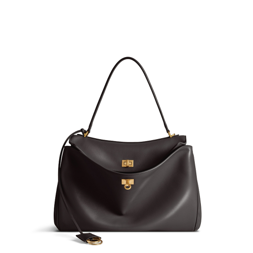 Balenciaga Womens Rodeo Handbag Medium in Espresso