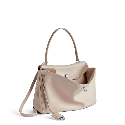 Balenciaga Womens Rodeo Handbag Medium in Almond