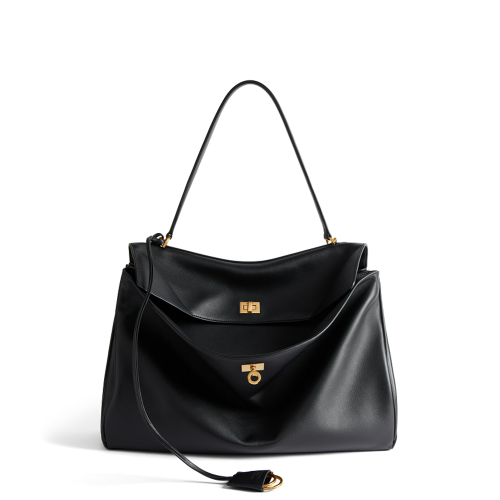 Balenciaga Womens Rodeo Handbag Large in Black