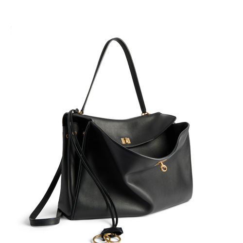 Balenciaga Womens Rodeo Handbag Large in Black