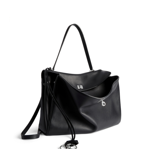 Balenciaga Womens Rodeo Handbag Large in Black