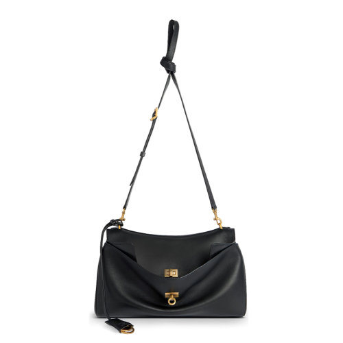 Balenciaga Womens Rodeo Shoulder Bag in Black