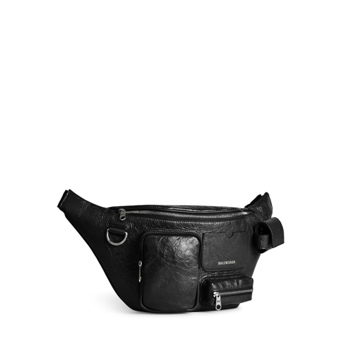 Balenciaga Mens Superbusy Beltbag in Black