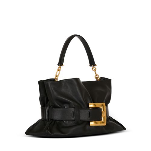 Balmain Medium Anthem Shoulder bag in leather