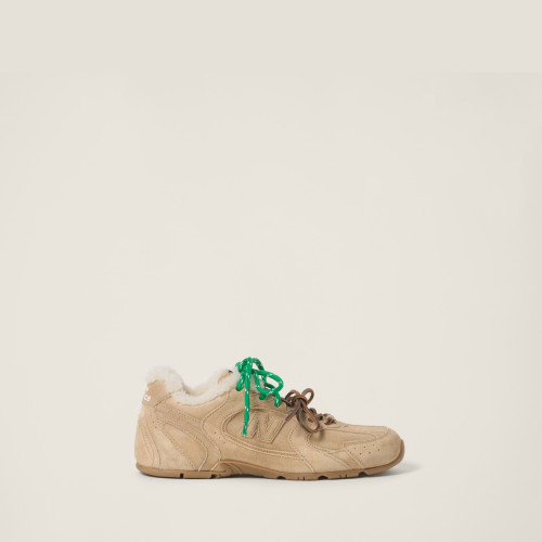 Miu Miu New Balance X Miu Miu 530 SL bleached leather sneakers