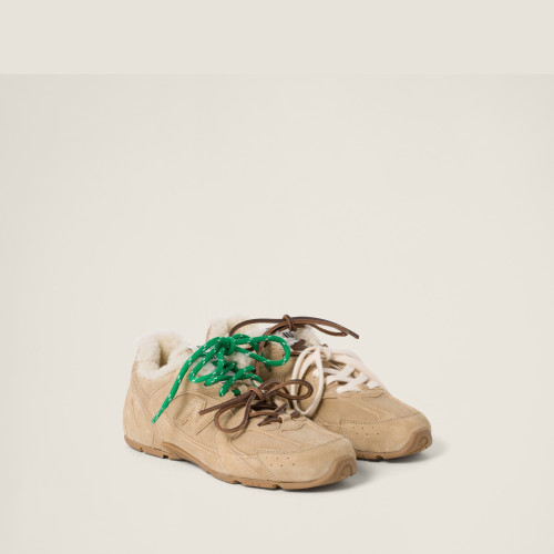 Miu Miu New Balance X Miu Miu 530 SL bleached leather sneakers