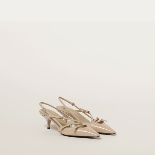 Miu Miu Patent leather slingback pumps