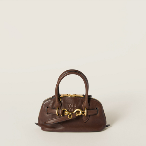 Miu Miu Aventure mini nappa leather bag
