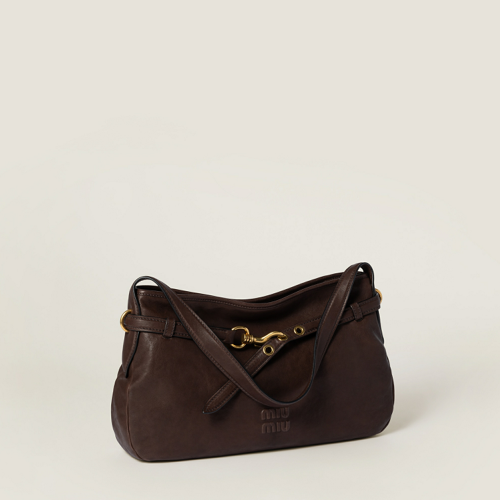 Miu Miu Aventure nappa leather bag