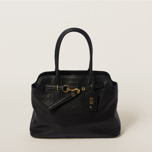 Miu Miu Aventure nappa leather bag