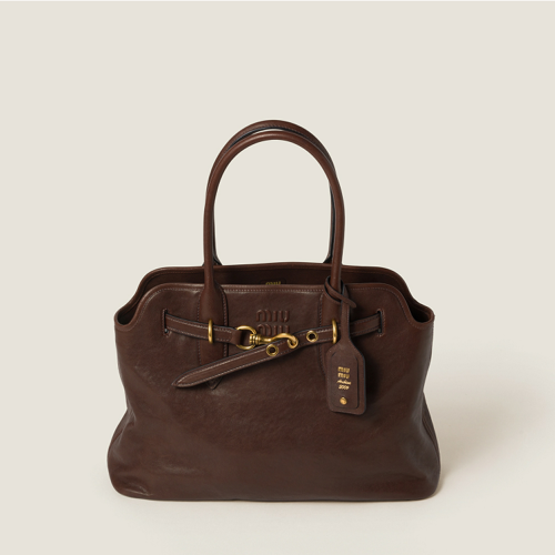 Miu Miu Aventure nappa leather bag