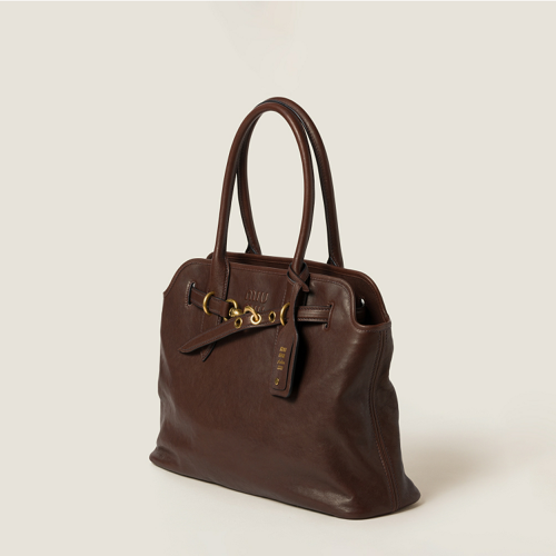 Miu Miu Aventure nappa leather bag