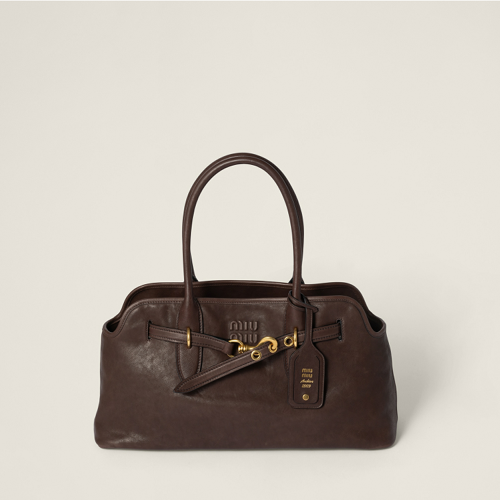 Miu Miu Aventure nappa leather bag