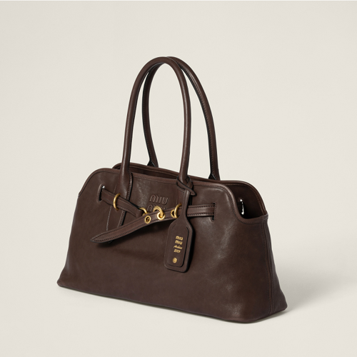 Miu Miu Aventure nappa leather bag