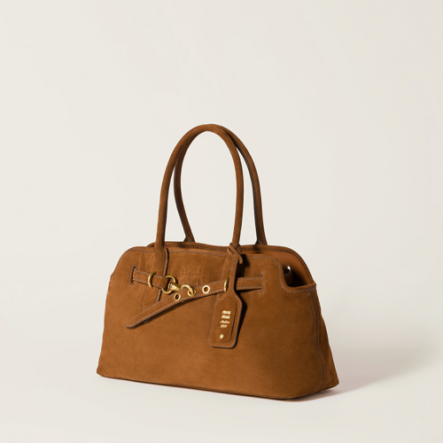 Miu Miu Aventure suede bag