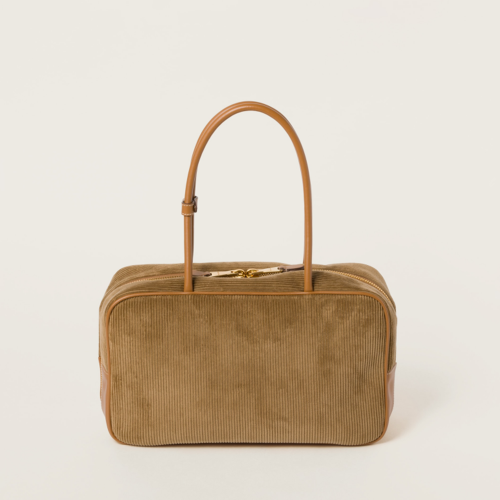 Miu Miu Beau corduroy top-handle bag
