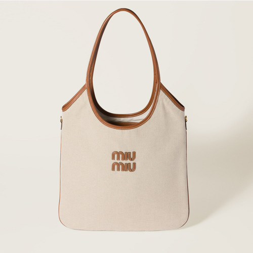 Miu Miu IVY canvas and leather bag