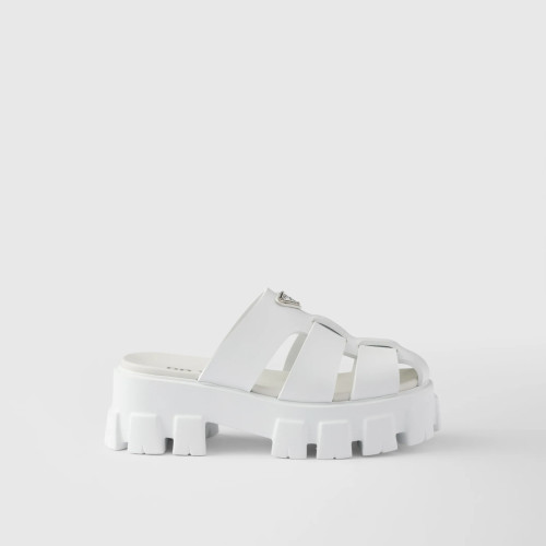 Prada Monolith rubber mules