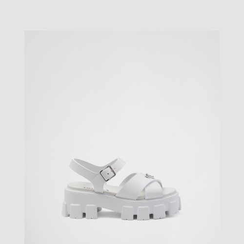 Prada Monolith rubber sandals