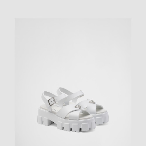 Prada Monolith rubber sandals