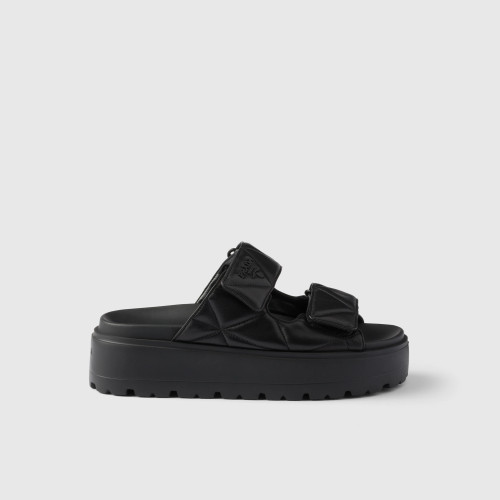 Prada Padded nappa leather slides
