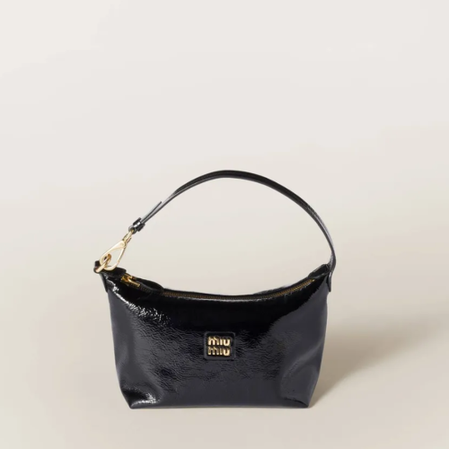 Miu Miu Naplak Patent Leather Pouch