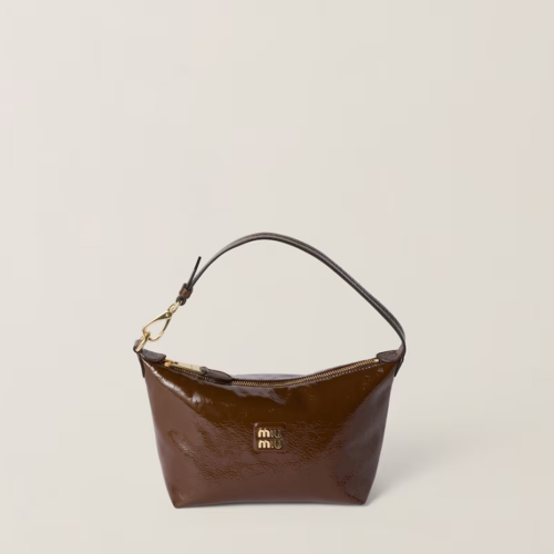 Miu Miu Naplak Patent Leather Pouch