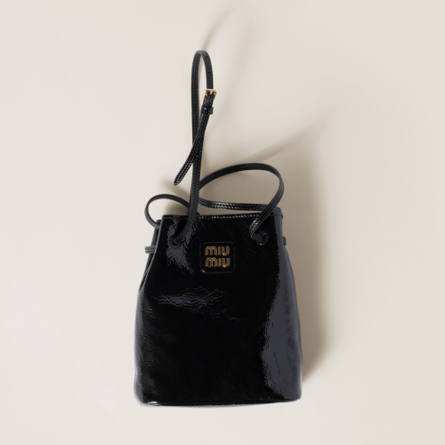 Miu Miu Naplak patent leather pouch