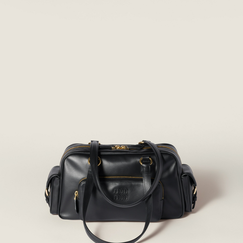 Miu Miu Pocket nappa leather top-handle bag
