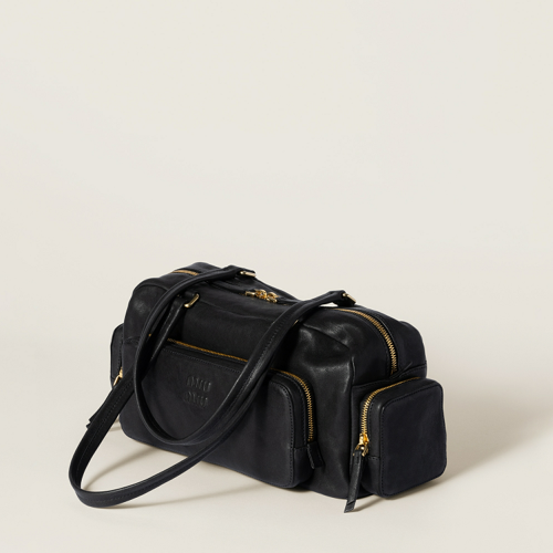 Miu Miu Pocket washed nappa leather bag
