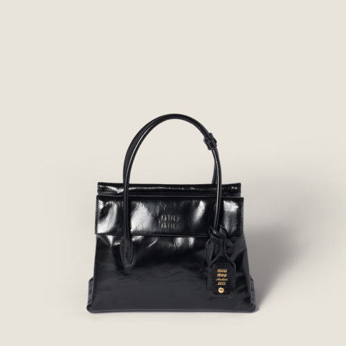 Miu Miu Solitaire shiny leather bag